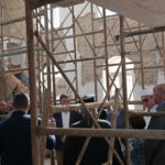 Τελετή εγκαινίων της έναρξης αποκατάστασης του Τεμένους Γαζή Χασάν Πασά στο Πλατάνι .